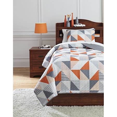 Twin Layne Multi Coverlet Set